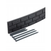 Obrzeże ogrodowe palisada Bricks 15 cm szary