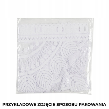 Firana panel żakardowy PAULA 60 x 50 cm biała