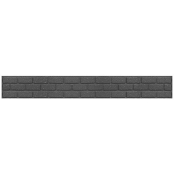 Obrzeże ogrodowe palisada Bricks 15 cm szary