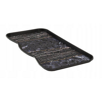 Ociekacz na buty Marble Black 38 x 75 cm