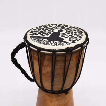 Bęben Djembe Rękodzieło wysokość 25 cm