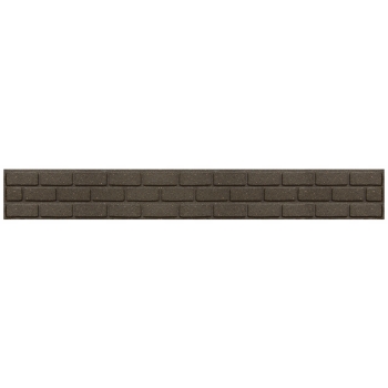 Obrzeże ogrodowe palisada Bricks 15 cm brązowy